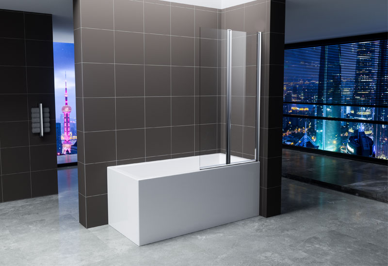 A342-2 5/6mm Pivot plicatum Bathtub Screen