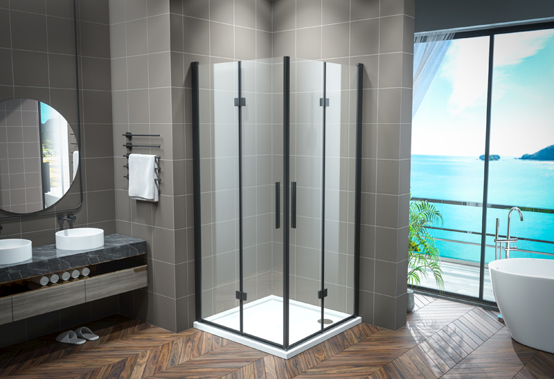 A422-13 6/8mm Quadrantis Pivot Folded Shower Claustrum