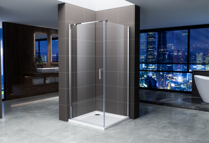 A422-7 6/8mm Quadrantis Pivot Shower clausura