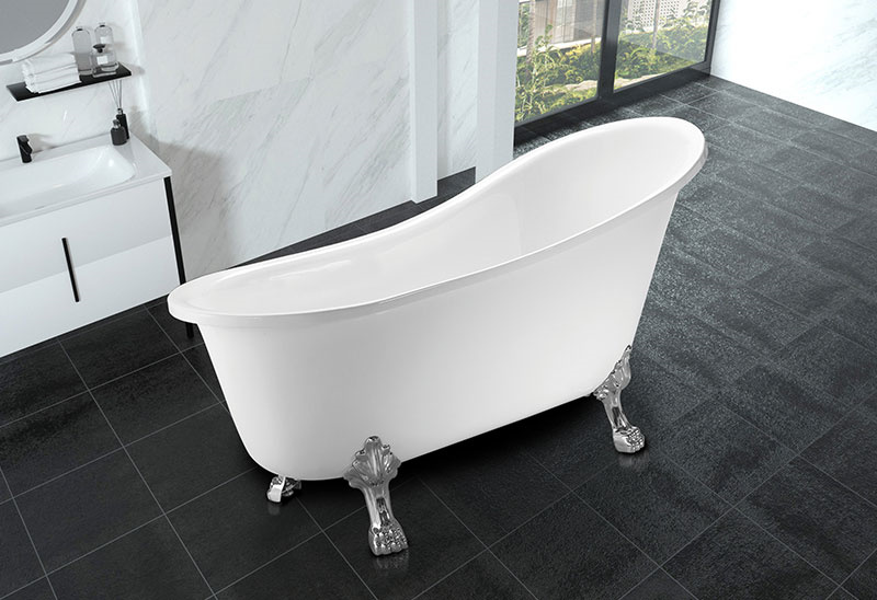 59 63 Classical Claw Pede Bathtub Acrylic