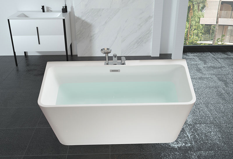 59 67 Inch Rectangular Freestanding Bathtub