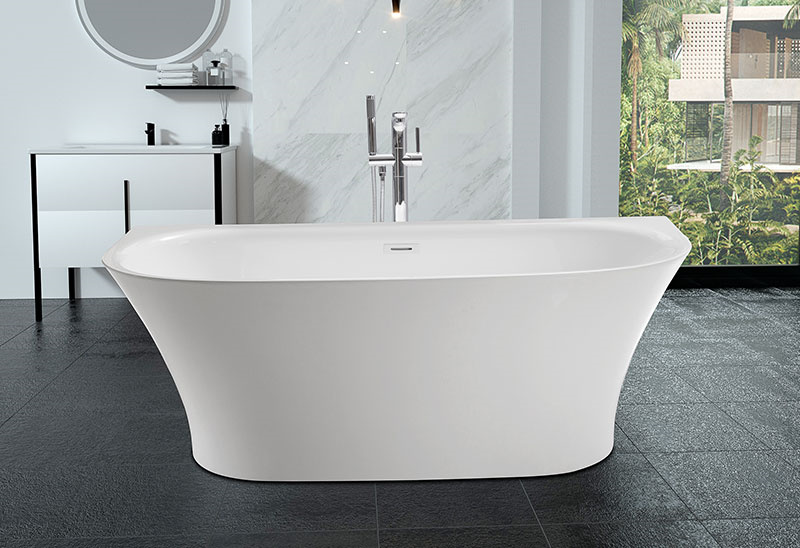 LXVII Inch Acrylic Freestanding Bathtub