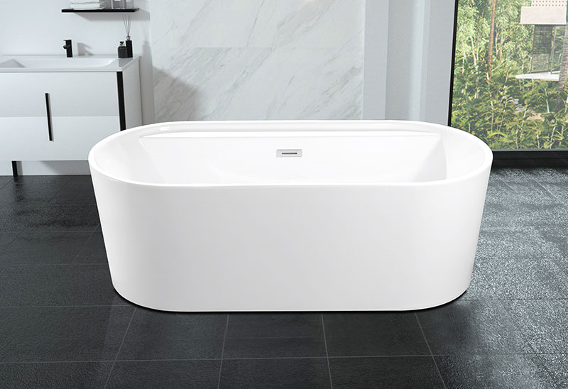 LXVII Inch Acrylic ovale mobile Freestanding Bathtub