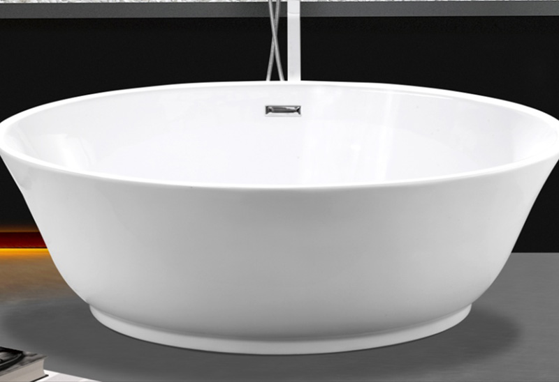 LXVII Inch Acrylic circum Freestanding Bathtub enim Adulta