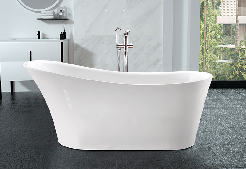 67 Inch Acrylic Sta solus Freestanding Bath Tub