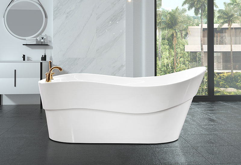 LXVII inch Large Plastic Freestanding Bathtubs