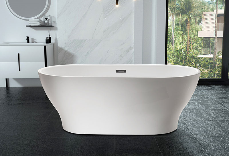 LXVII Inch Moden Soli Bathtub