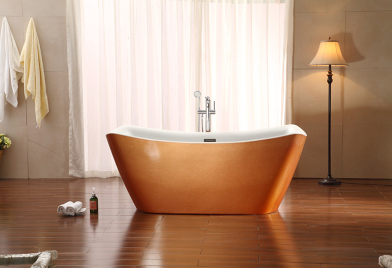 70 inch Pearl Golden Luxuria Freestanding Bathtubs