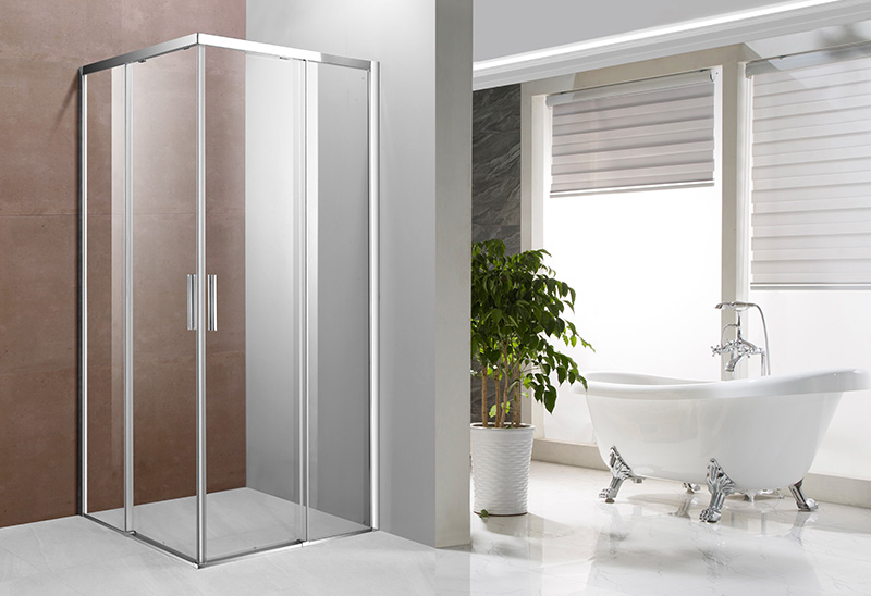 A1421B 4/5/6mm vitreum Square PROLAPSIO Shower claustrum