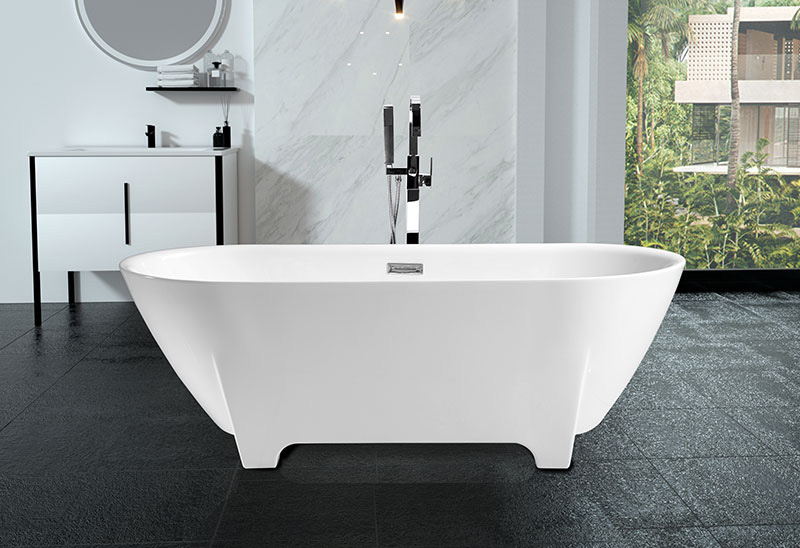 LXVII Inch Acrylic Freestanding Bathtub