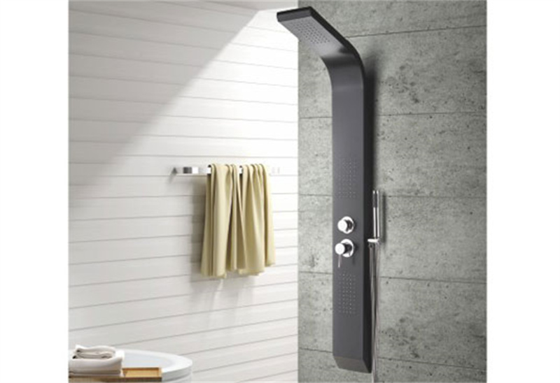 MV-L691Black Color Aluminium Alloy Shower Panel