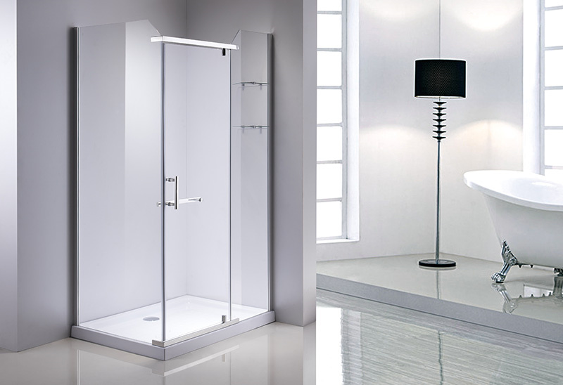 A1008F 5/6/8mm Vitrei Hinge Open Door Rectangularis Shower Room