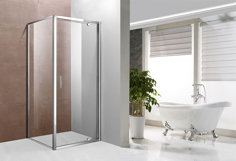 A1424 4/5/6mm vitreum Pivot Shower claustrum