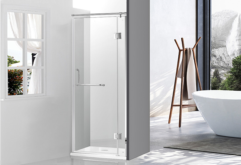 A2443-1 8/10mm Vitrum Steel Frame Shower Door