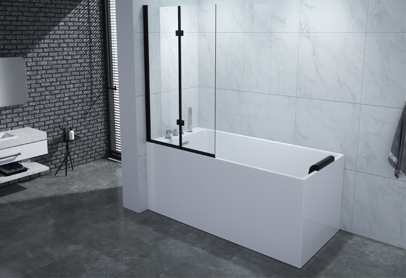 A447 6/8mm Pivot plicatum Bathtub Screen